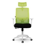 Fotel biurowy z mikrosiatki Sofotel Rotar zielony 