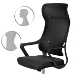 Fotel biurowy z mikrosiatki Sofotel Labi czarny