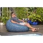 Fotel dmuchany pufa dmuchana puf materac do siedzenia 112x112 cm Bestway 75154