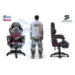 Fotel gamingowy obrotowy krzesło gracza podnóżek kubełkowy Specter Sofotel