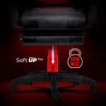 Fotel gamingowy obrotowy krzesło gracza podnóżek kubełkowy Specter Sofotel