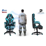 Fotel gamingowy obrotowy krzesło gracza podnóżek kubełkowy Specter Sofotel