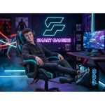 Fotel gamingowy obrotowy krzesło gracza podnóżek kubełkowy Specter Sofotel