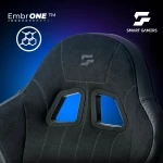 Fotel gamingowy obrotowy krzesło gracza podnóżek kubełkowy Lokar Sofotel