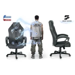 Fotel gamingowy obrotowy krzesło gracza kubełkowy Master Sofotel