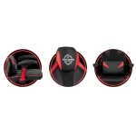  Fotel gamingowy Shiro czarno-czerwony 