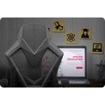  Fotel gamingowy Shiro czarno-czerwony 