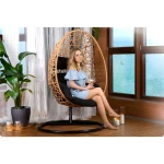 Fotel ogrodowy wiszący Sabana Sofotel jasno brązowy