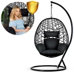 Fotel ogrodowy wiszący Sabana Sofotel czarny