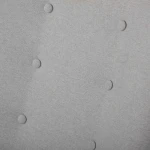 Fotel uszak z podnóżkiem Norse jasny szary