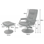 Fotel wypoczynkowy z podnóżkiem Sofotel