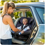 Fotelik samochodowy Nukido Aero Line czarno-granatowy 0-36 kg ISOFIX