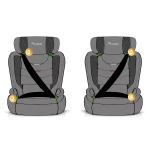 Fotelik samochodowy Nukido Louis czarno-granatowy 15-36 kg ISOFIX