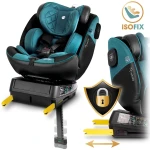 Fotelik samochodowy Nukido Prestige Line czarno-niebieski 0-36 kg ISOFIX