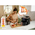 Frytkownica beztłuszczowa Air fryer BD-652 czarno-złota