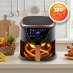 Frytkownica beztłuszczowa Air fryer BD-652 czarno-złota