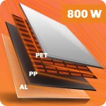 Grzejnik na podczerwień promiennik podczerwieni  800 W Berdsen BD-986