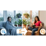 Grzejnik na podczerwień promiennik podczerwieni 800 W Berdsen BD-987 pilot WiFi aplikacja