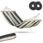 Hamak ogrodowy Bahama Double biało-niebieski Sofotel 