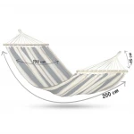 Hamak ogrodowy Bahama single biało-niebieski Sofotel