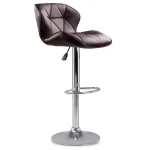 Hoker barowy z oparciem Castel brązowy