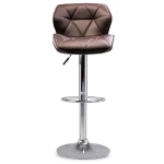 Hoker barowy z oparciem Castel brązowy