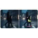 Hulajnoga trójkołowa dla dzieci balansowa świecąca w ciemności Ricokids Jelly - różowa