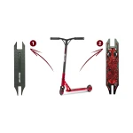 Hulajnoga wyczynowa SOKE XTR  czerwona 