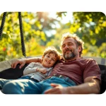 Huśtawka bocianie gniazdo Neo-Sport Swingo 120 cm