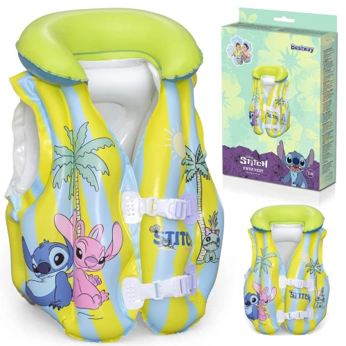 Kamizelka do nauki pływania Lilo i Stitch M/L Bestway 51 x 46 cm 9104R