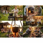 Kociołek żeliwny 11l garnek myśliwski pieczonki na ognisko grill BD-482 348210