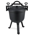 Kociołek żeliwny 8l garnek myśliwski pieczonki na ognisko grill BD-482 348200