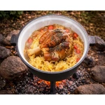 Kociołek żeliwny emaliowany garnek 11l na ognisko grill BD-481 348110