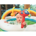 Kolorowy kojec dmuchany dla dzieci 109 x 104 cm Bestway 52221