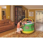 Kolorowy kojec dmuchany dla dzieci 109 x 104 cm Bestway 52221