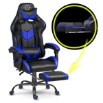 Fotel biurowy dla gracza Sofotel Cerber czarno-niebieski 