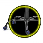 Fotel biurowy dla gracza Sofotel Cerber czarno-niebieski 