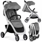 Wózek spacerówka biało-szary Ricokids Scoovi