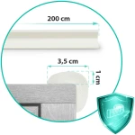 Zabezpieczająca taśma piankowa Ricokids 798700 biała 2 m 