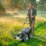 Kosiarka spalinowa z napędem 51 cm 70 l loncin 196cc + olej Humberg HM-601