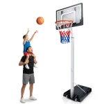 Kosz do koszykówki 150-260cm regulowany wolnostojący stabilny mobilny Neo-Sport NS-281