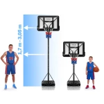 Kosz do koszykówki regulowany 170-305cm stabilny duży Neo-Sport NS-283