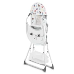 Krzesełko do karmienia Eldo biało-niebieski 