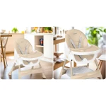 Krzesełko do karmienia Ricokids Mani beżowe