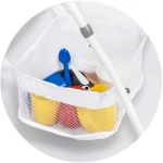 Krzesełko do karmienia ze stolikiem Ricokids FANDO niebieskie + gratis koszyczek