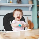 Krzesełko do karmienia ze stolikiem Ricokids FANDO czarne