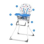 Krzesełko do karmienia ze stolikiem Ricokids FANDO morze 
