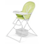 Krzesełko do karmienia ze stolikiem Ricokids FANDO zielone + gratis koszyczek