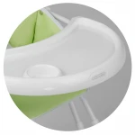 Krzesełko do karmienia ze stolikiem Ricokids FANDO zielone + gratis koszyczek