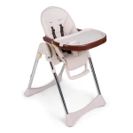 Krzesełko do karmienia ze stolikiem, leżaczek Lindo beżowe